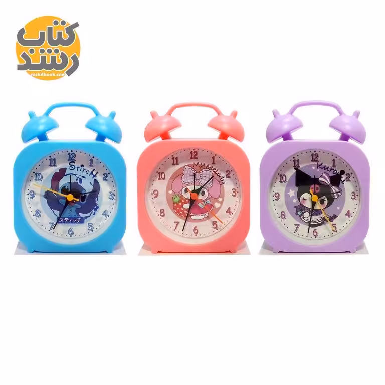 ساعت مربع رومیزی فانتزی مدل QR2430 طرح متنوع