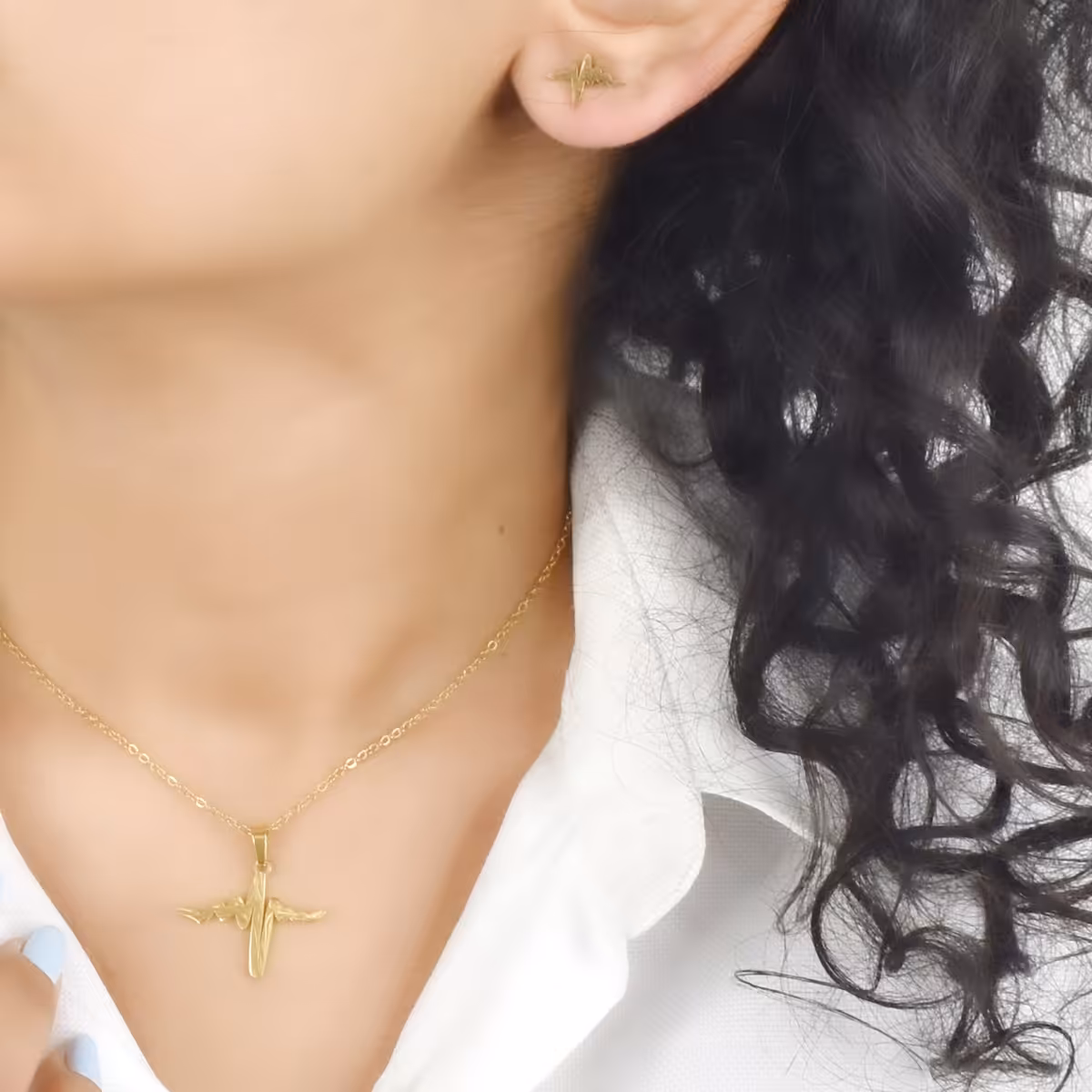 نیمست زنانه طرح ضربان کد 3315