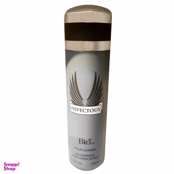 اسپری خوشبو کننده بدن مردانه بیو استار (Bio Star) مدل Invectous حجم 200 میلی لیتر