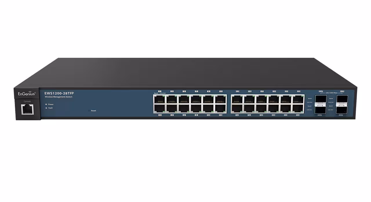 سوییچ 24 پورت انجنیوس مدل EWS1200-28TFP