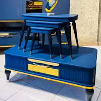 میزجلومبلی عسلی وکیوم با پسکرایه