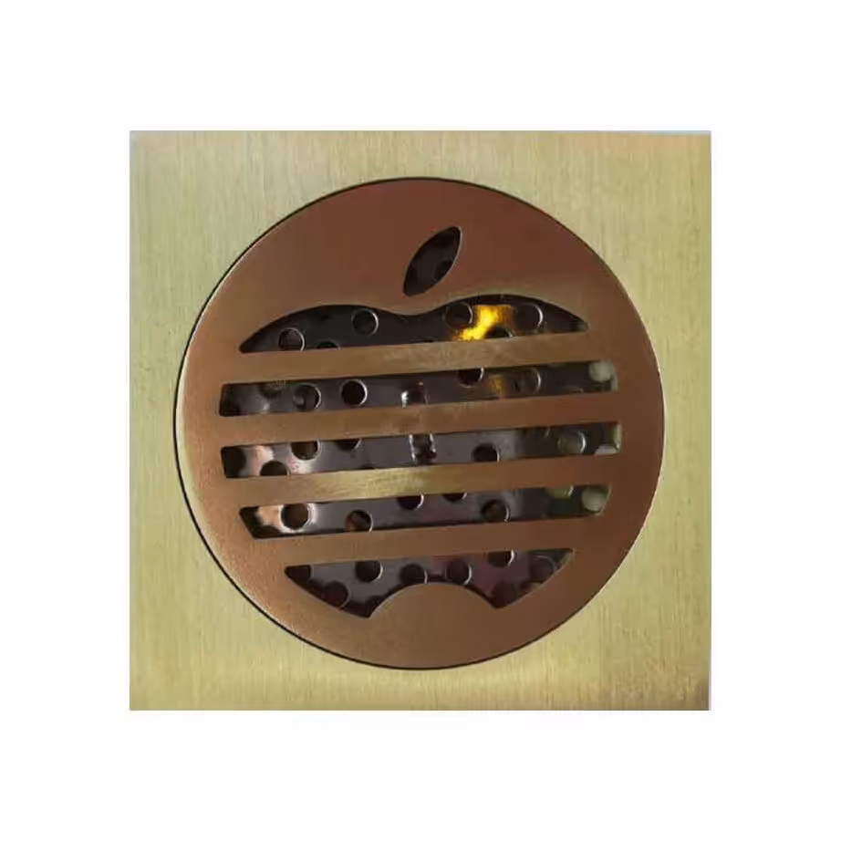 کفشور طلایی مات تمام استیل 10در10