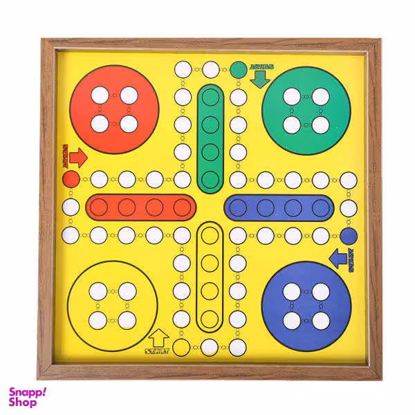 بازی فکری طرح منچ و مارپله کد FL-06