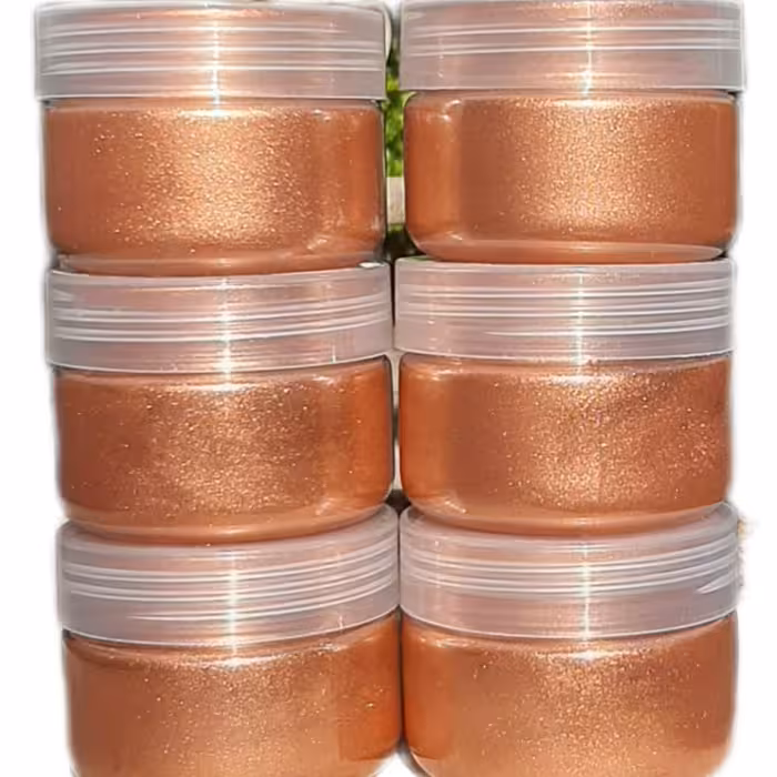 پودر اکلیل متالیک مسی 50 گرمی عمده بسته 6 عددی