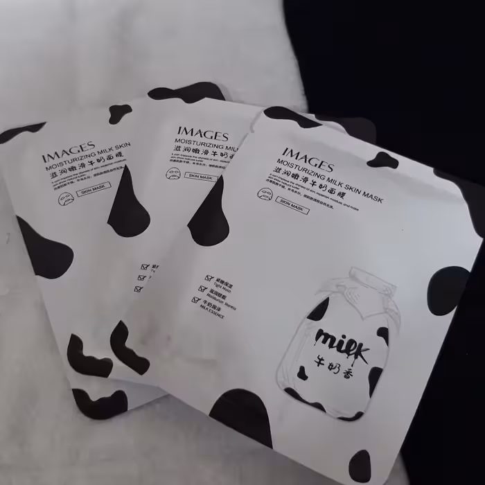 ماسک ورقه ای صورت شیر گاو ایمجز شفاف کننده و روشن کننده