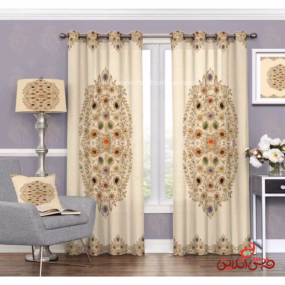 پرده سنتی کد 3290