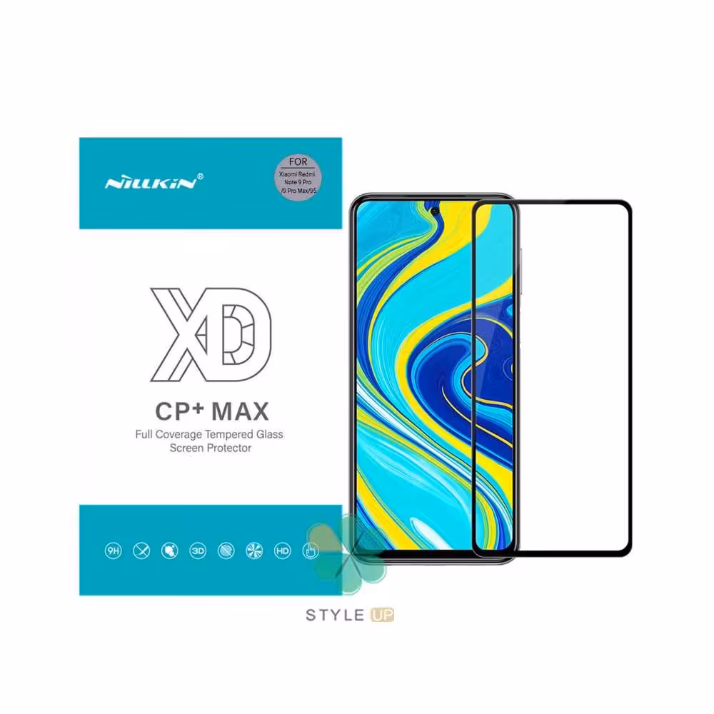 گلس محافظ نیلکین گوشی شیائومی Redmi Note 10 Lite مدل Xd Cp  Max