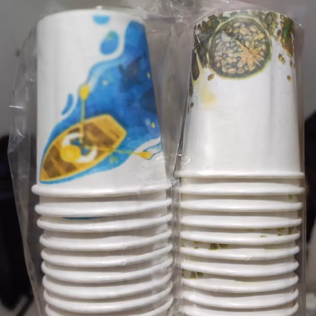 تک شات کاغذی تک جداره 90 سی سی کارتن 5000تایی