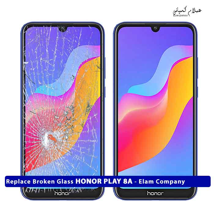 تعویض گلس تاچ ال سی دی آنر HONOR 8A – ضمانتی و بدون ریسک