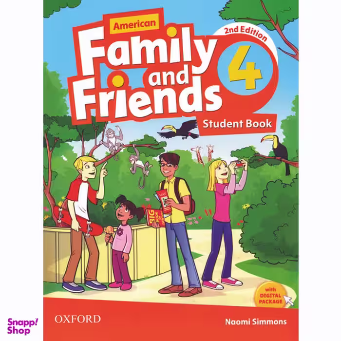 کتاب FAMILY AND FRIENDS 4 اثر NAOMI SIMMONS انتشارات OXFORD