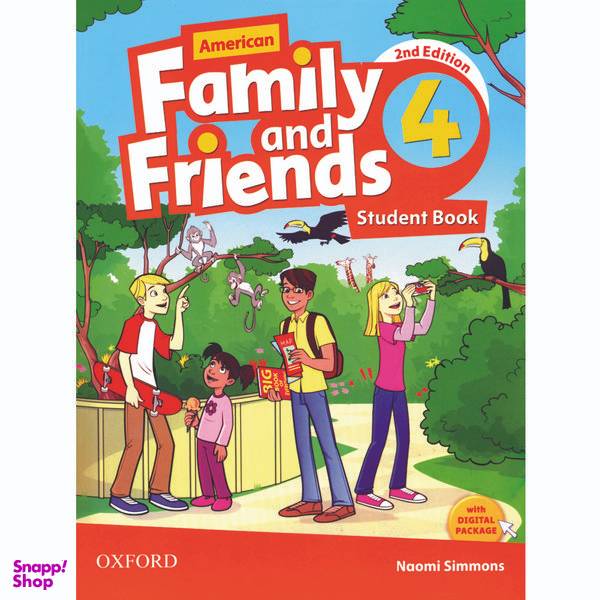 کتاب FAMILY AND FRIENDS 4 اثر NAOMI SIMMONS انتشارات OXFORD