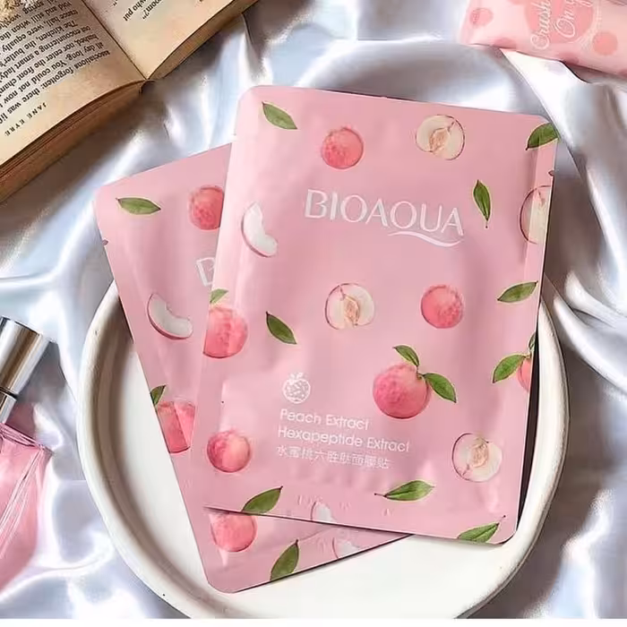 ماسک ورقه ای هلو و نعنا بیوآکوا پک 10 عددی