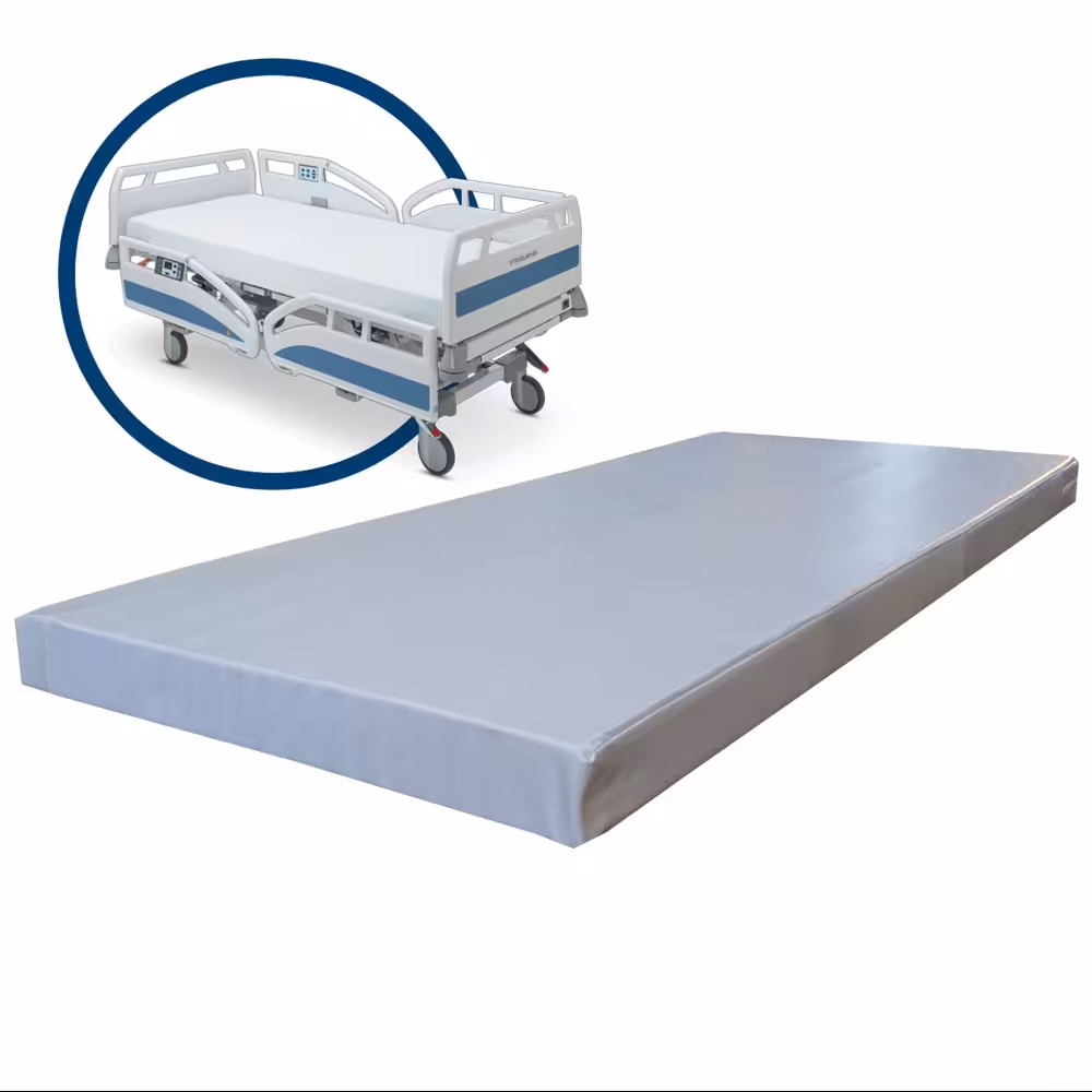 تشک طبی بیمارستانی با روکش چرم سایز 90