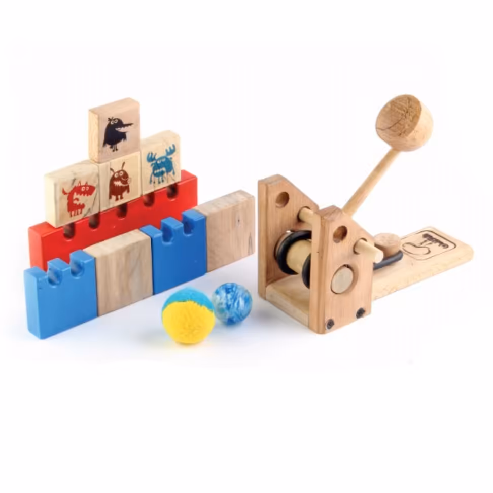 اسباب بازی چوبی منجنیق

