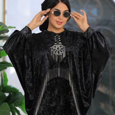 مانتو مجلسی مخمل مدل دو تیکه مزونی فوق العاده شیک
