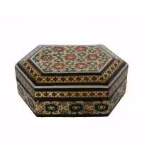 جعبه جا سکه ای خاتم کاری 