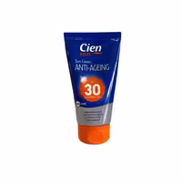 کرم ضدافتاب ضدپیری سین Cien حاوی SPF30 بی رنگ مناسب پوست حساس و رنگ روشن 75 میل | فروشگاه ارس ترک