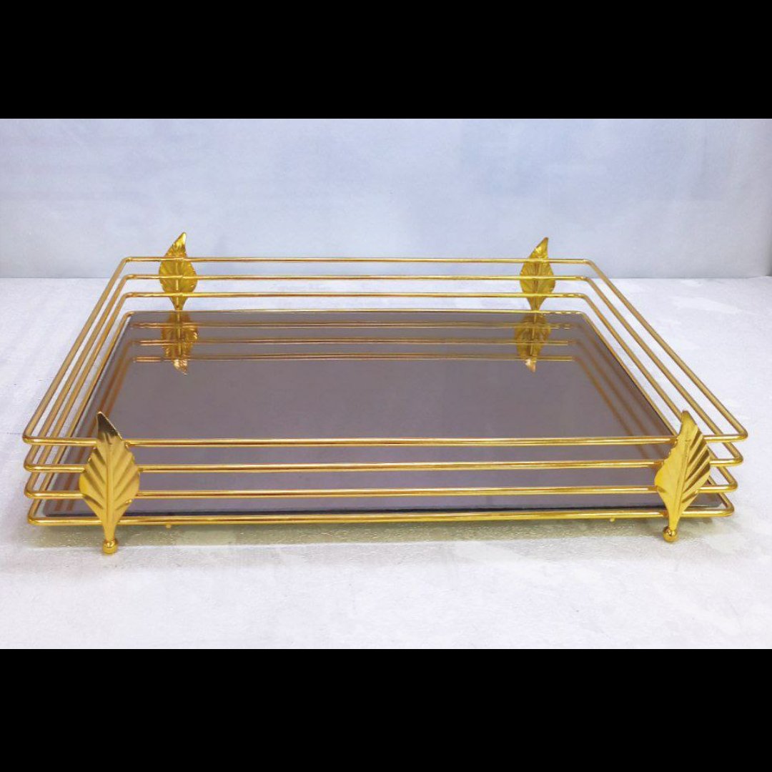 سینی نرگس مستطیل
طلائی کد مختاری