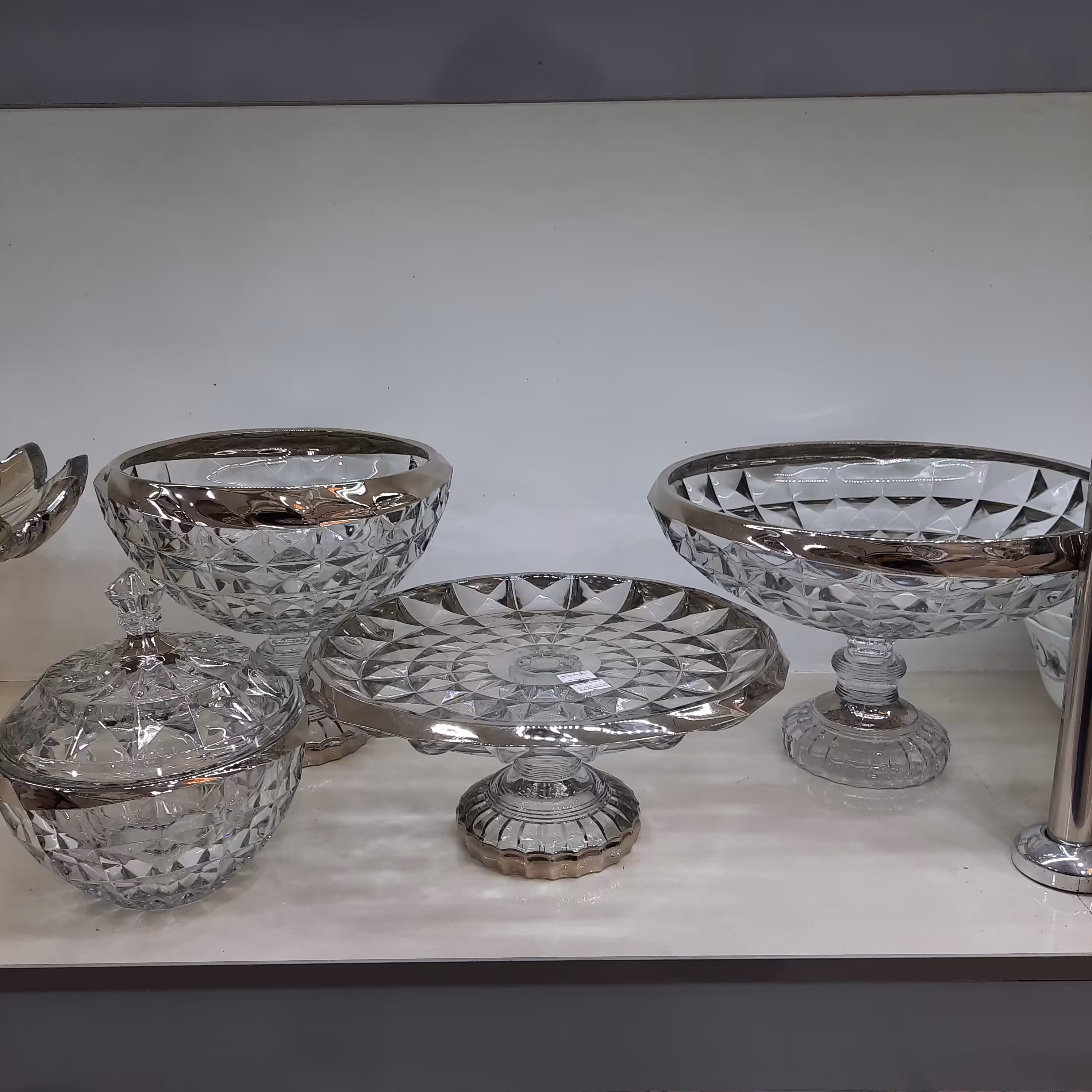 سرویس پذیرایی کریستال آکوامارین لب نقره ارسال رایگان