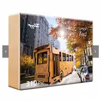 پازل سه بعدی چوبی اتوبوس 