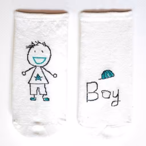 جوراب طرح پسر