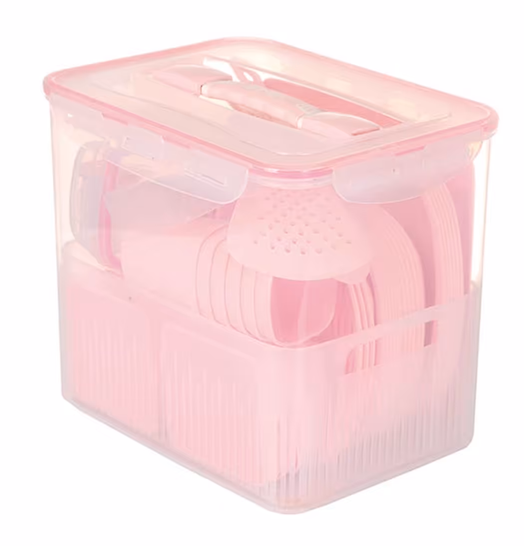 ظروف پیک نیک لیمون 6 نفره (کد10635)