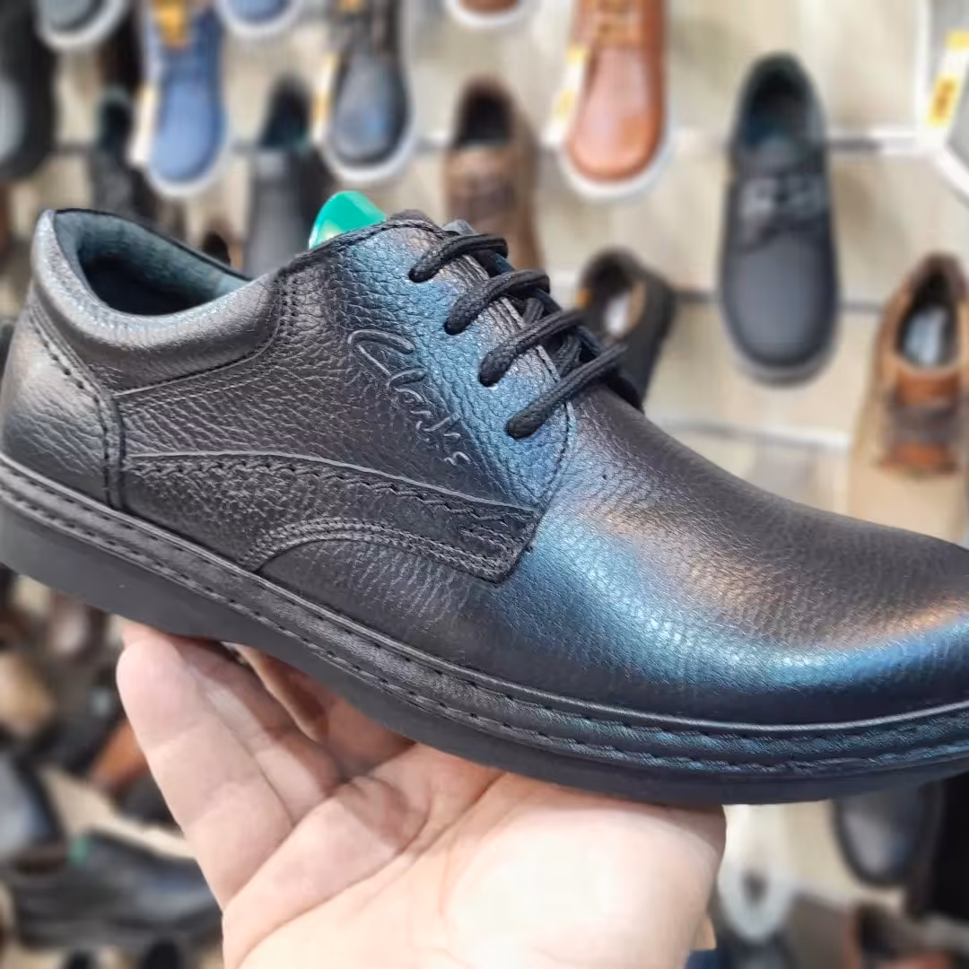 کفش طبی جنس رویه چرم گاوی طبیعی وآستران چرم گوسفندی طبیعی زیره ی پیو