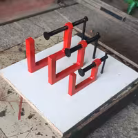 گیره سی فولادی شافت توپر جوش co2 سفارشی