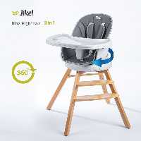 صندلی غذا چوبی 4 کاره جیکل jikel bibz 360