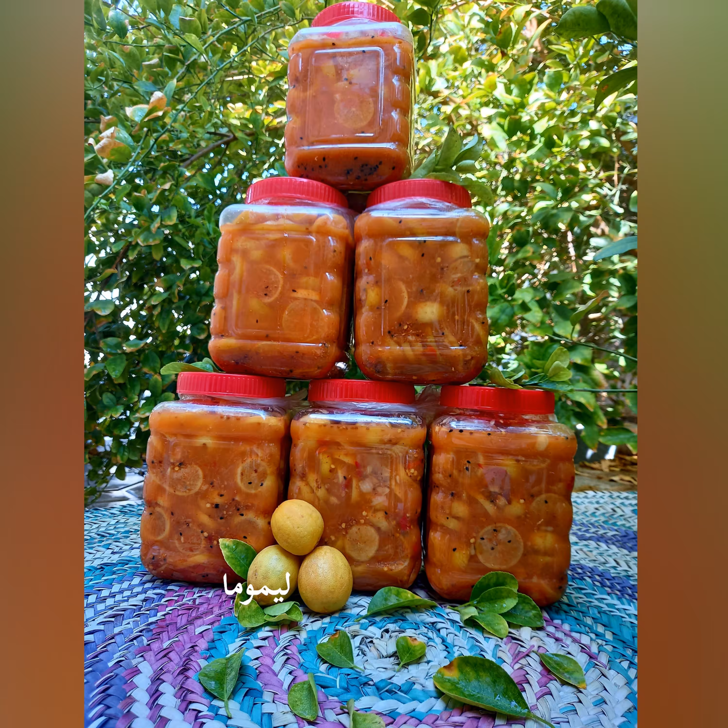 ترشی لیمو خانگی اسلایس(1500گرم)ارسال رایگان باآبلیموطبیعی مخصوص هرمزگانی لیموما