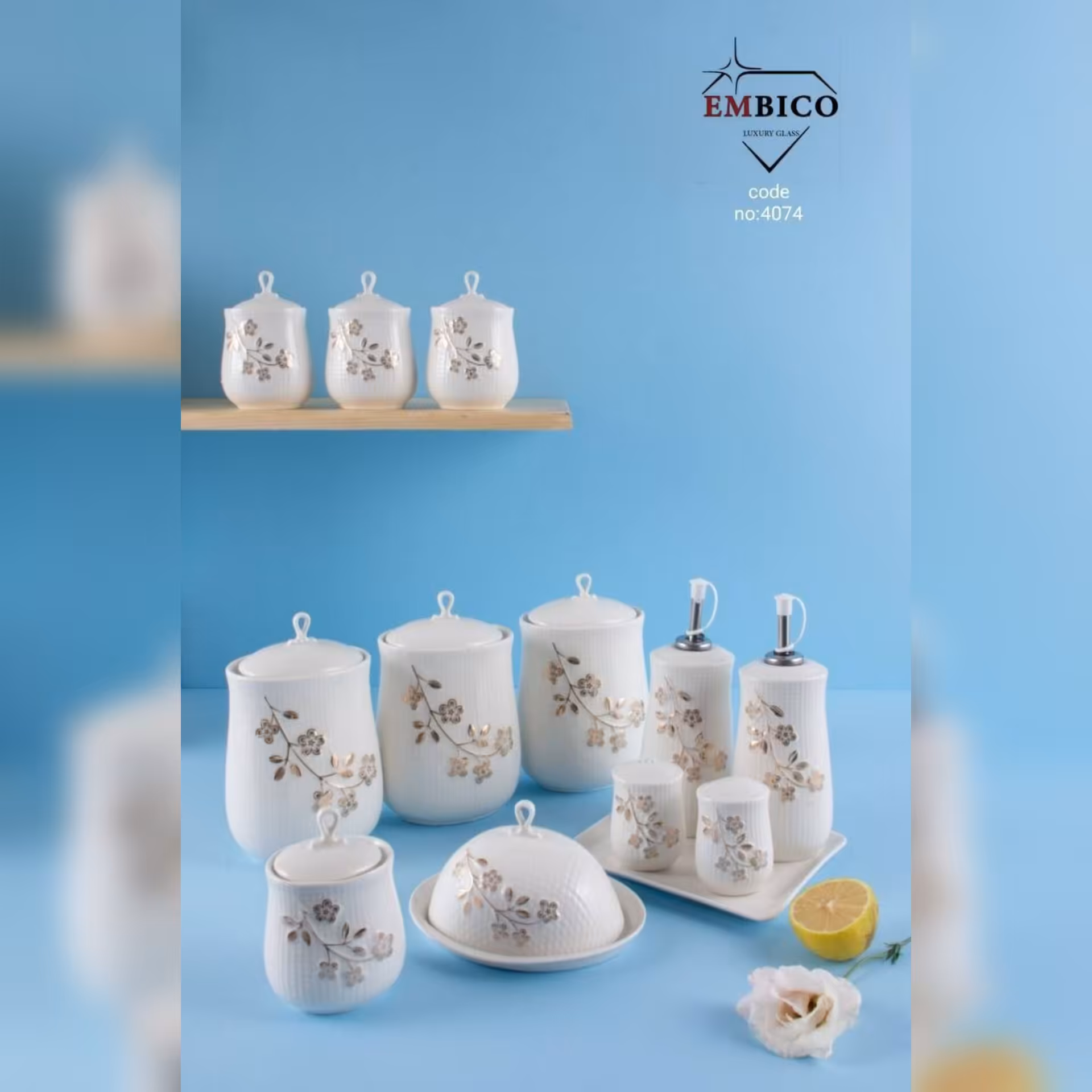 پاسماوری بیضی گل برجسته بن چاین 