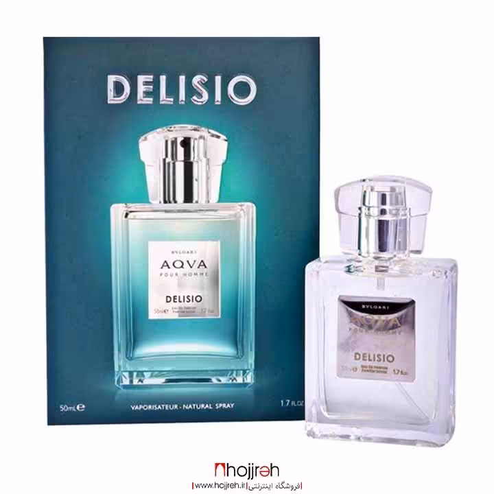 اطلاعات ، قیمت و خرید ادوپرفیوم مردانه دلیسیو مدل BVLGARI AQVA حجم 50 میلی لیتر کد R311