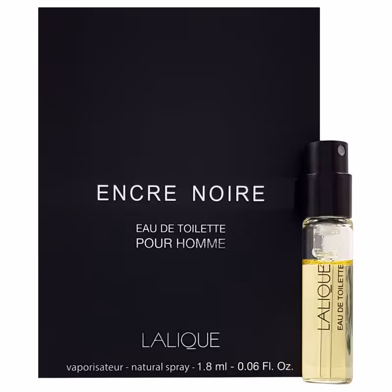 سمپل لالیک مشکی انکر نویر پور هوم مردانه 1.8 میلی‌لیتر - Sample Lalique Encre Noire Eau De Toilette For Men 1.8ml