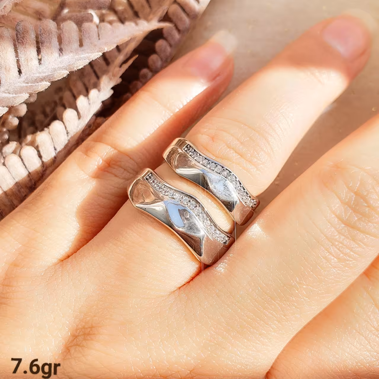 حلقه ست نقره کد S-10057-8