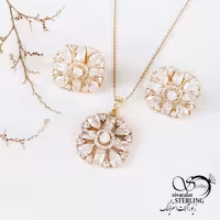 نیمست ژوپینگ جواهری نگین دار کد 11882