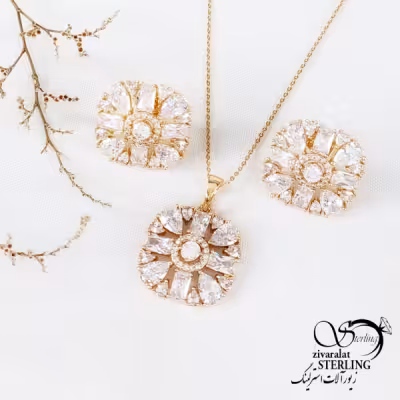 نیمست ژوپینگ جواهری نگین دار کد 11882