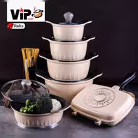 سرویس چدن Vip
پوشش داخل گرانیت
دارای تنوع رنگی
ضمانت پوشش نچسب 1