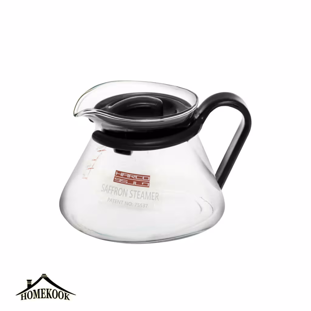 قوری زعفران درب رنگی