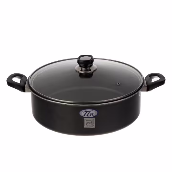 نیم قابلمه تین مدلT028M تفلون - سایز28