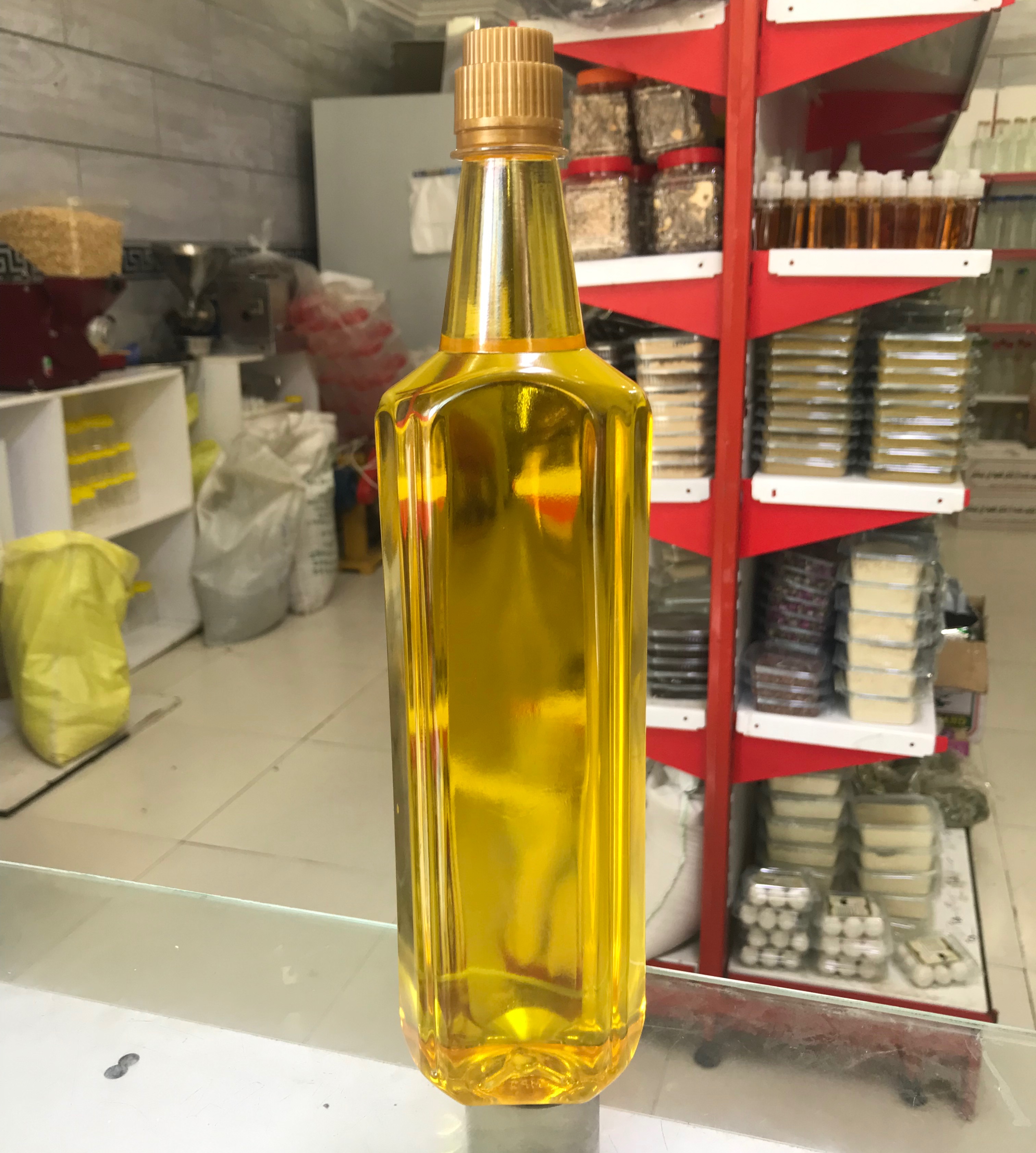 روغن کنجد یک لیتری فرابکر به روش پرس سرد 
