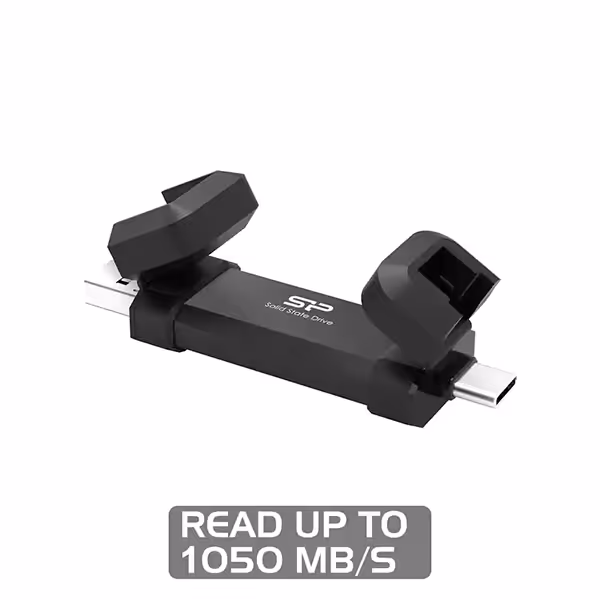 اس اس دی اکسترنال پرتابل سیلیکون پاور DS72 Ext Dual A C 1TB