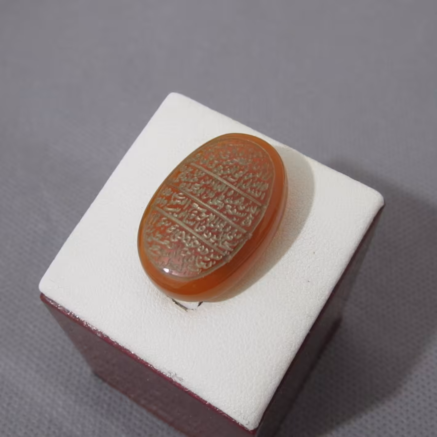 کتیبه آیت الکرسی با حکاکی دستی یا کتیبه عقیق اصل و معدنی