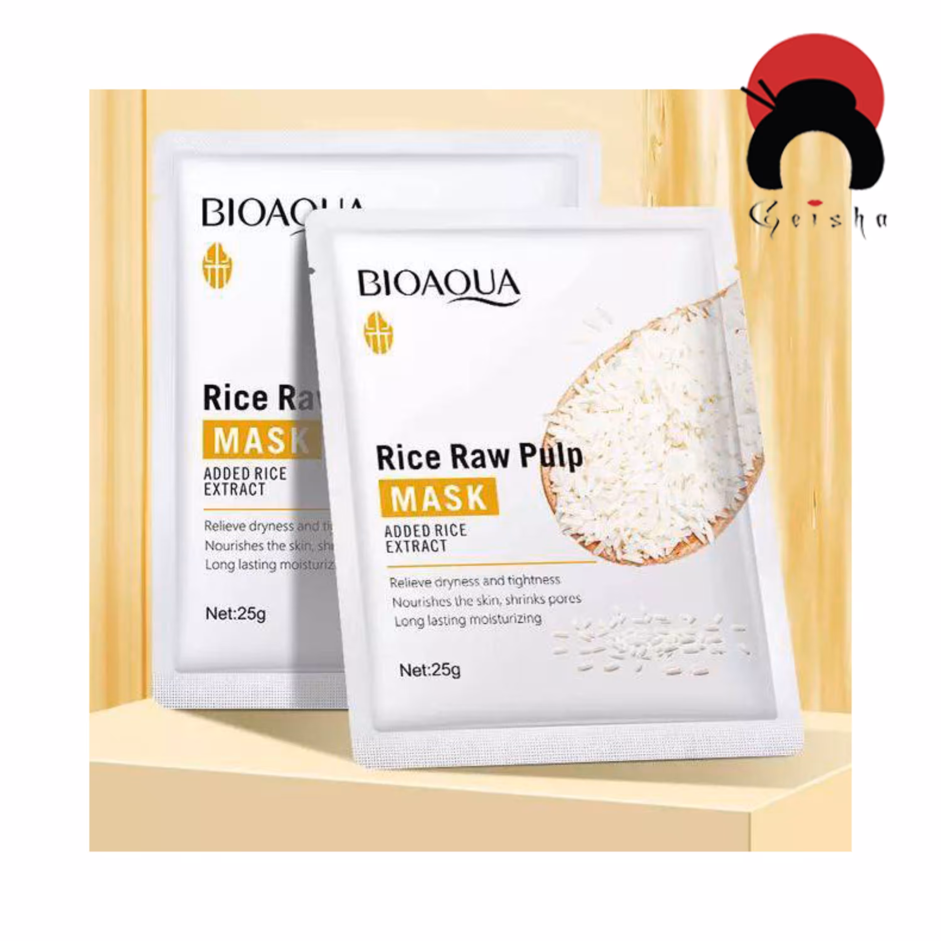 ماسک ورقه ای صورت برنج 