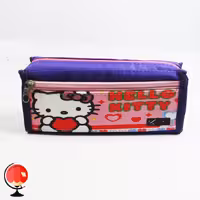 جامدادی دخترانه سه زیپ طرح هلو کیتی الوند