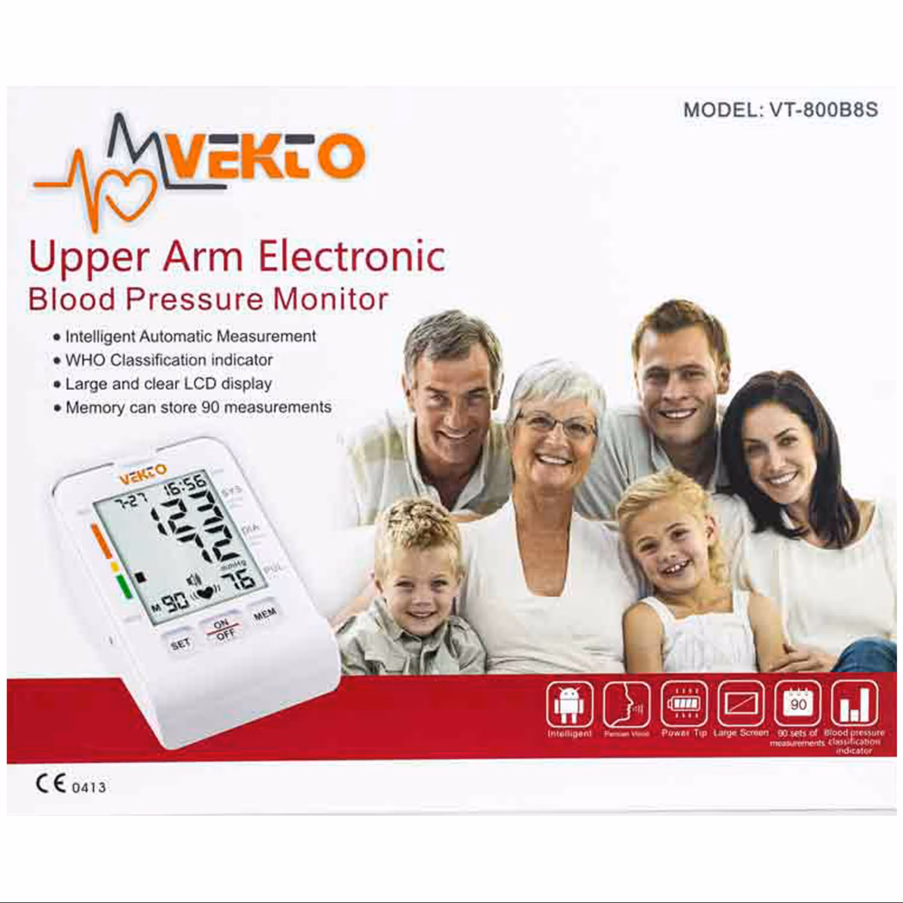 فشارسنج بازویی وکتو مدل VT-800B8