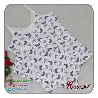 ست تاپ و شلوارک طرح پروانه MISSPEL کد 136