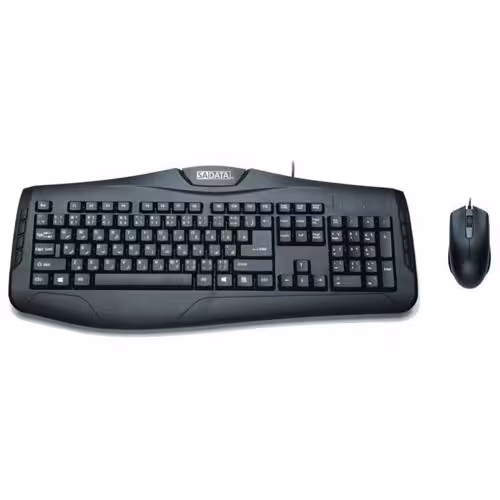 کیبورد و ماوس سادیتا مدل SKM-1655 با حروف فارسی