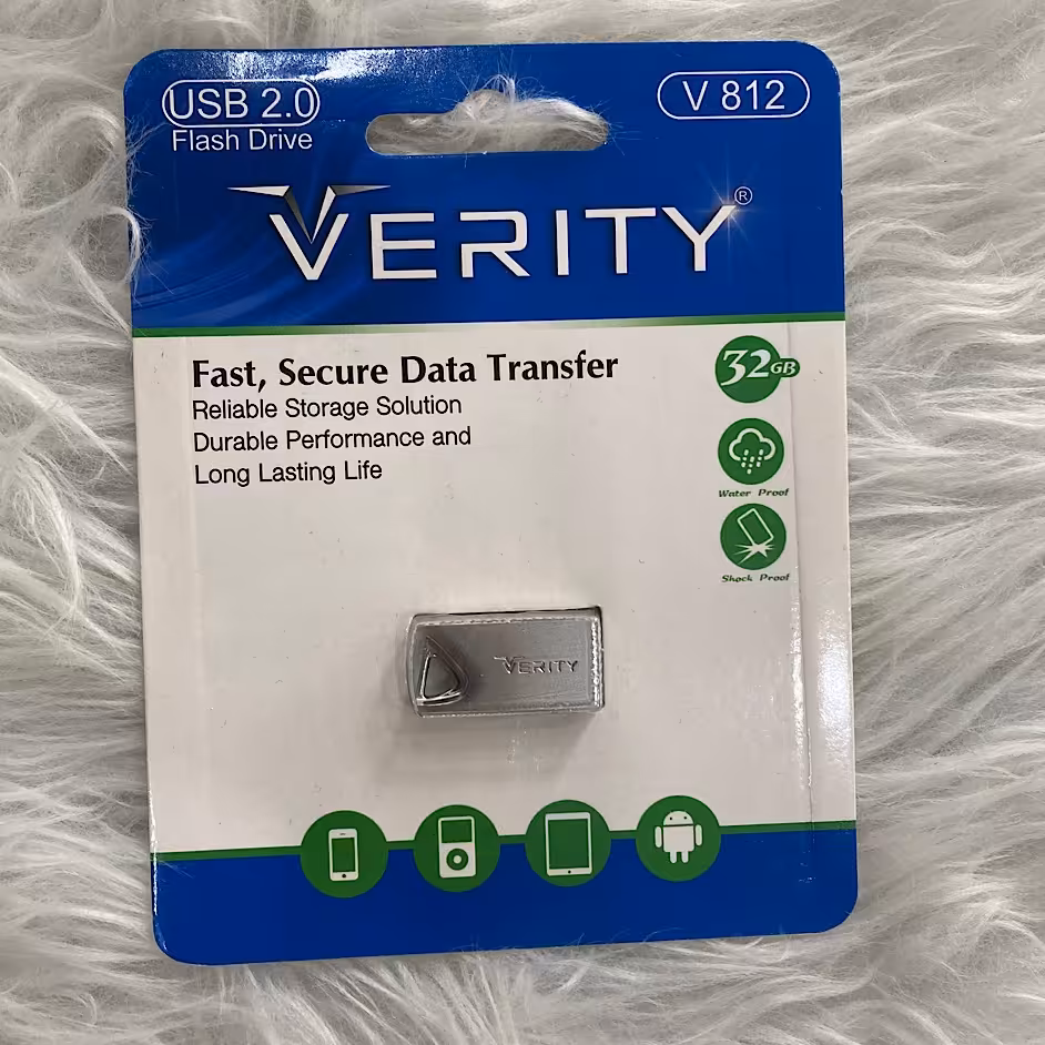 فلش 32گیگ وریتیusb2گارانتی مادام اسان سرویس     V812
