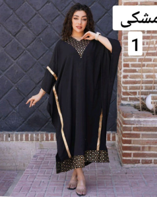مانتو کفتان ابروبادی آینه کاری مینو