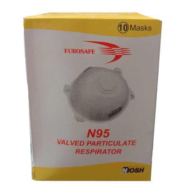 ماسک تنفسی سوساپ دار ان95 مدل N95 HY8812